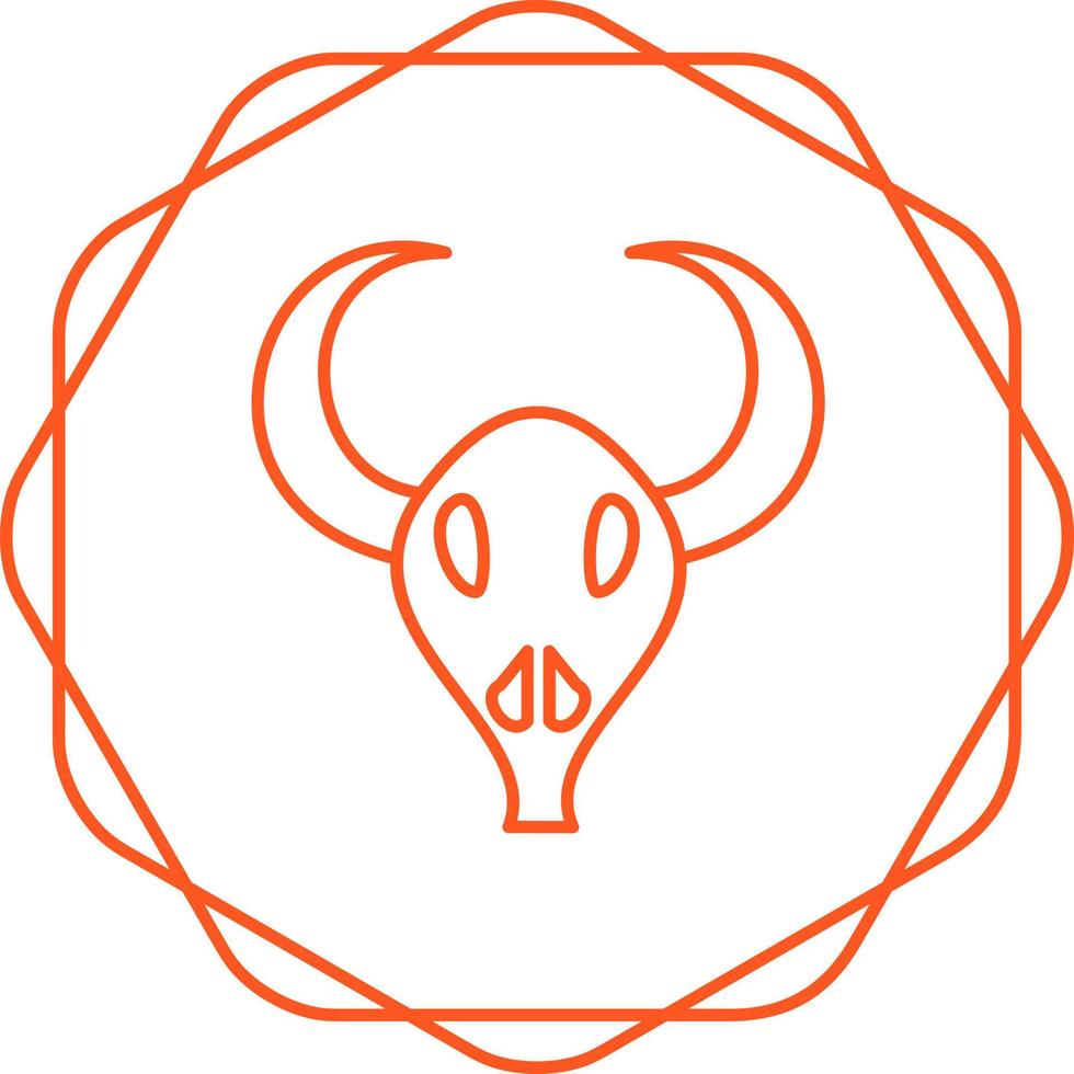 Bull Horns Vector Icon