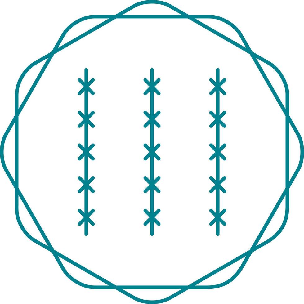 Pointed Wire Vector Icon