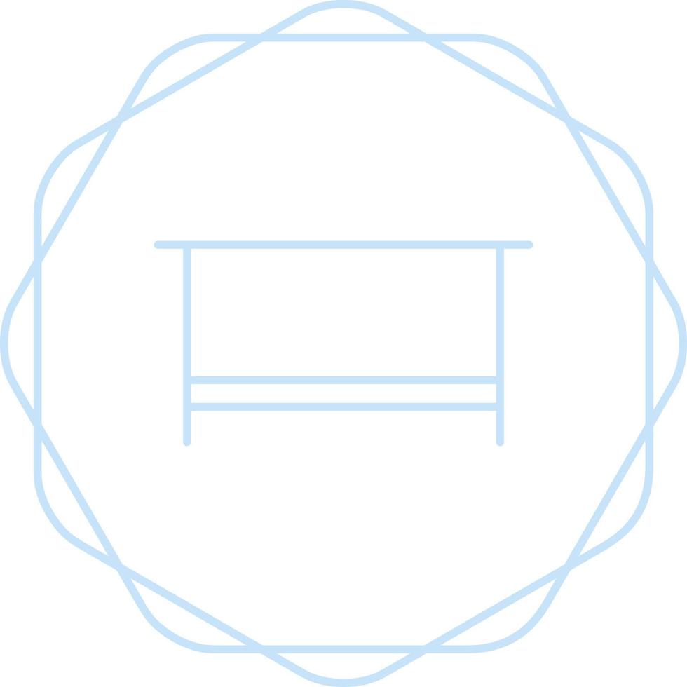 Simple Desk Vector Icon