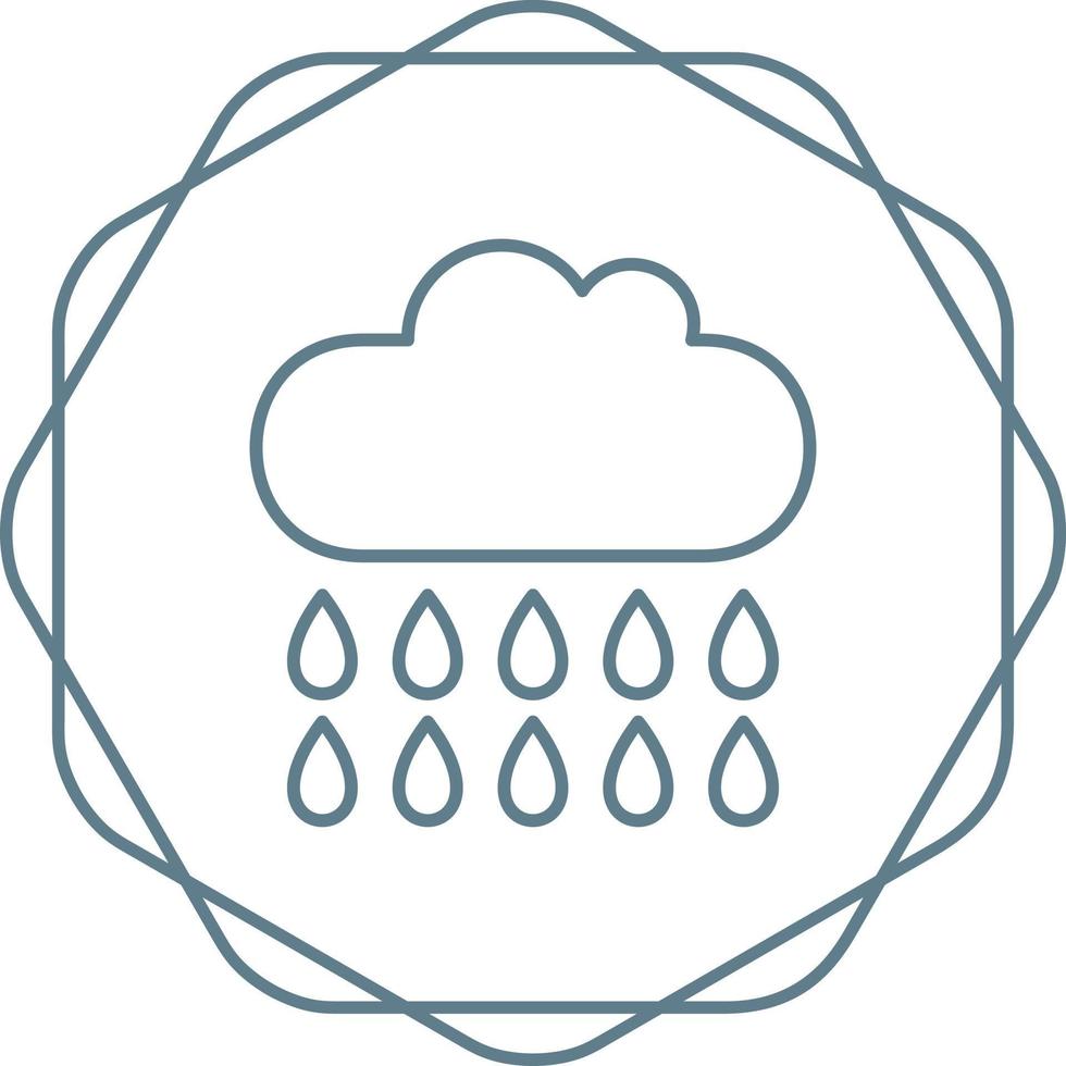 Rain Vector Icon