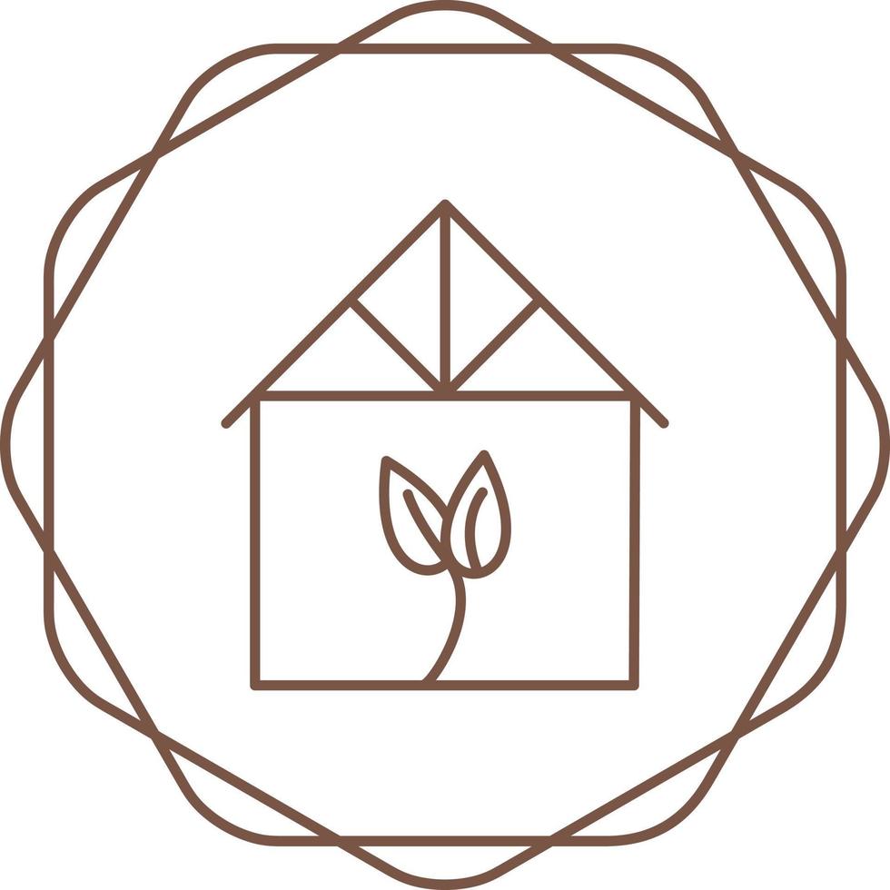 Green House Vector Icon