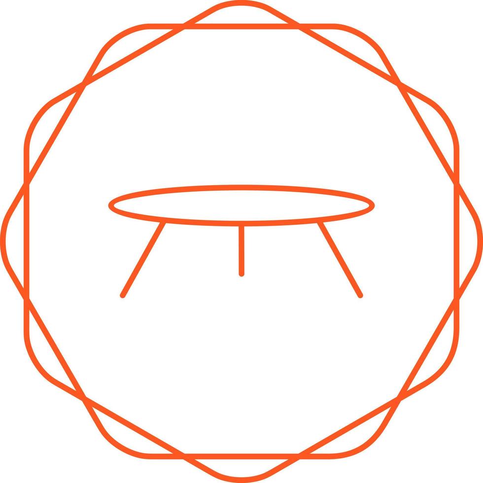 Small Table Vector Icon