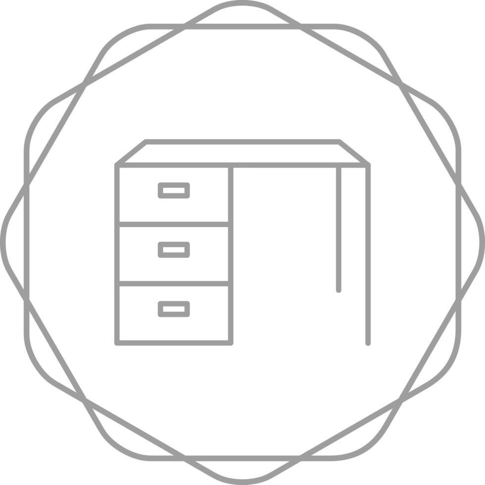 Working Table Vector Icon