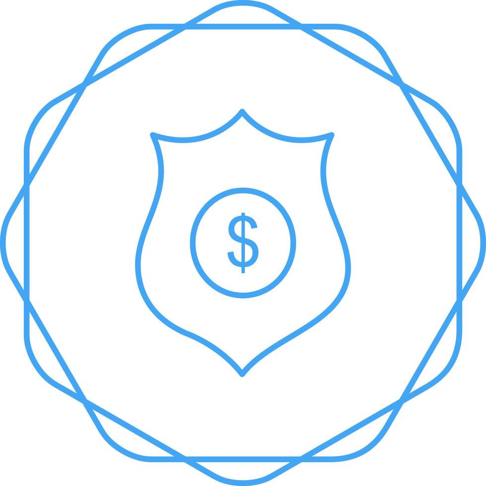 Dollar Badge Vector Icon