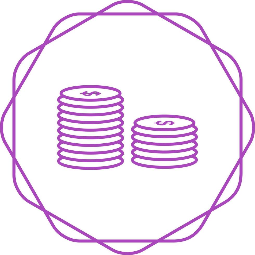 Stack of Coins Vector Icon