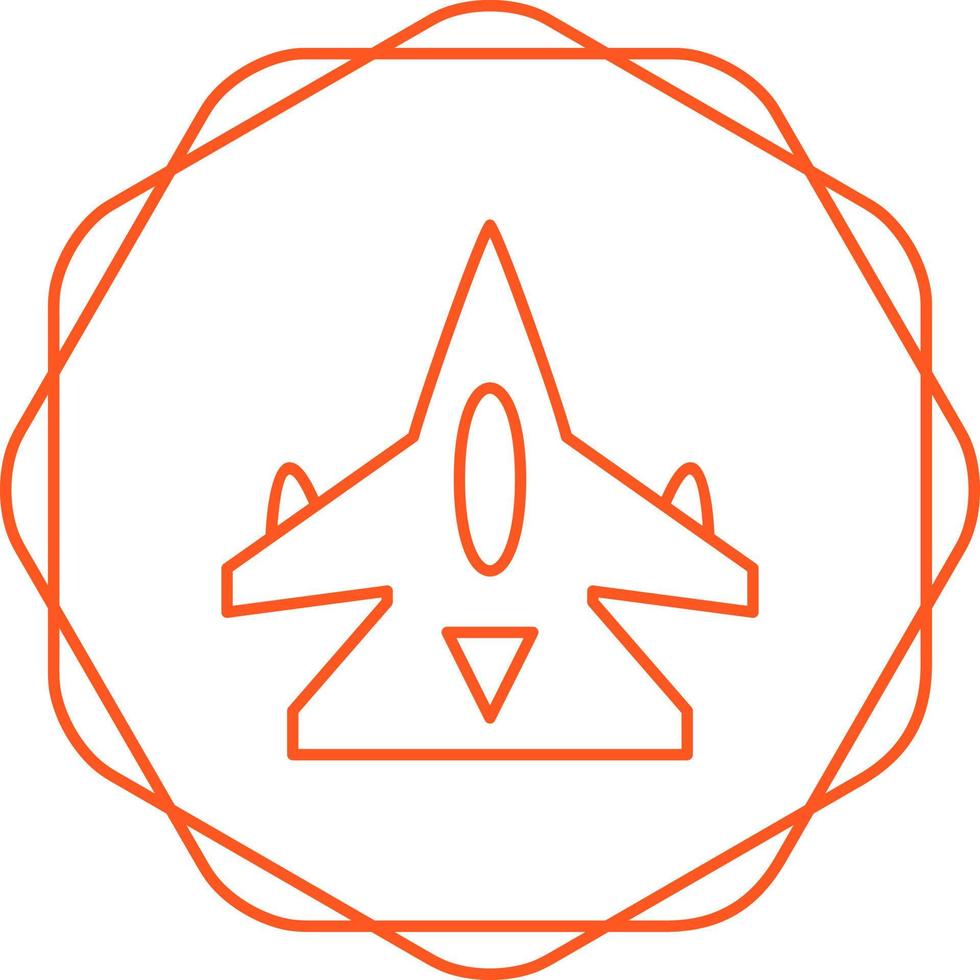 Fighter Jet Vector Icon