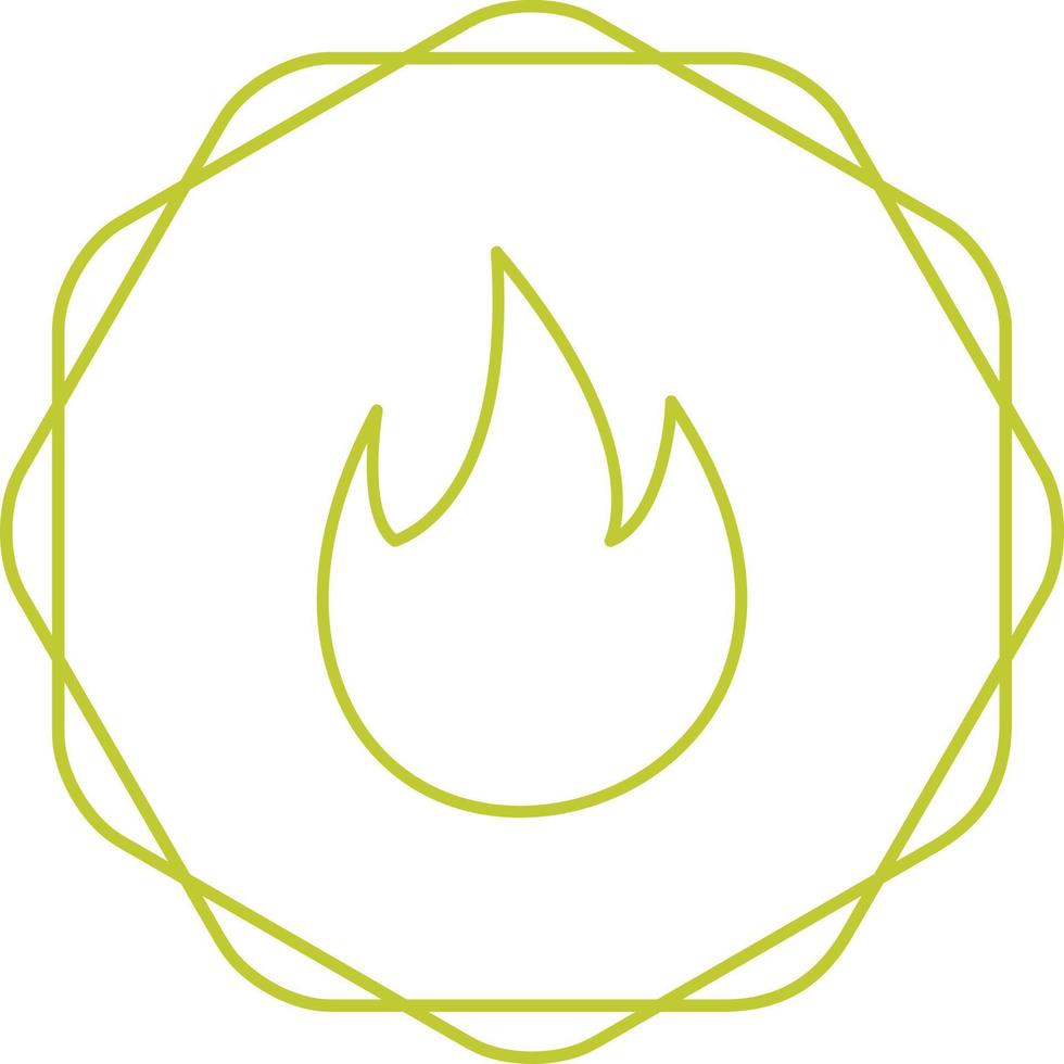 icono de vector de fuego