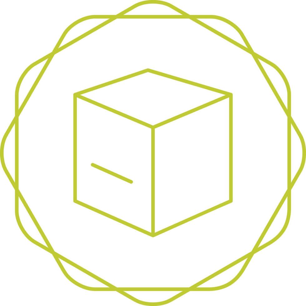 Cube Vector Icon