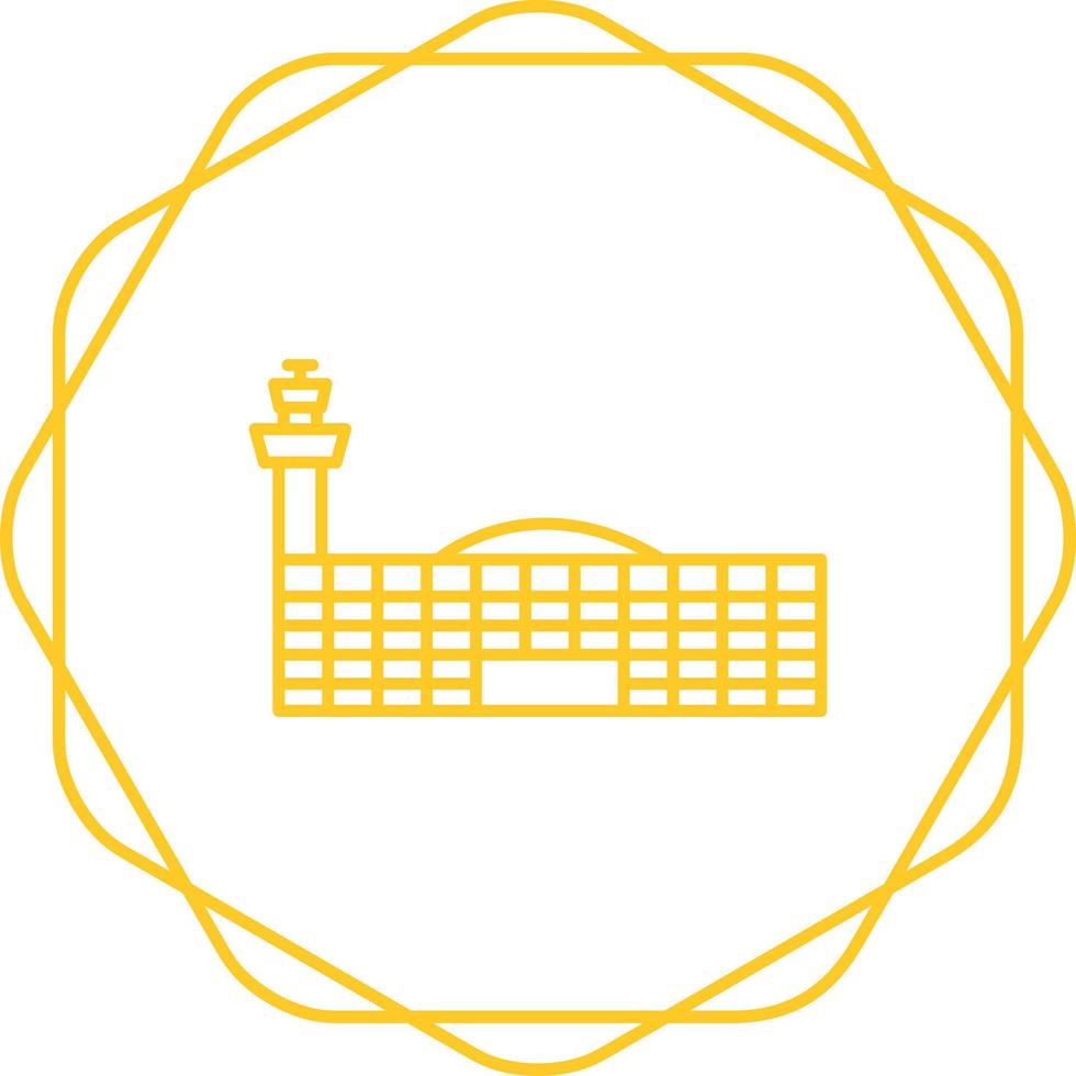 Airport Building Vector Icon