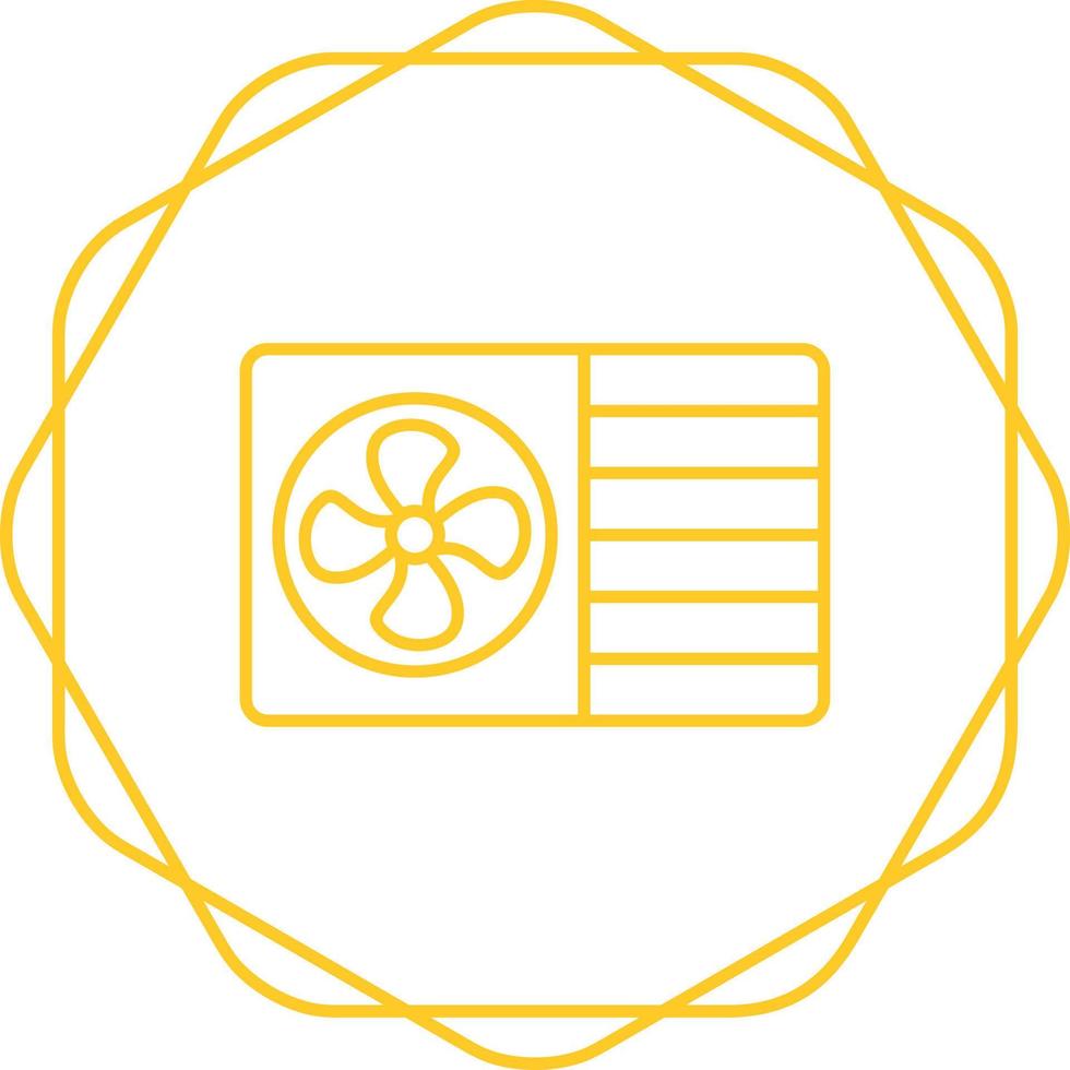 AC Window Unit Vector Icon