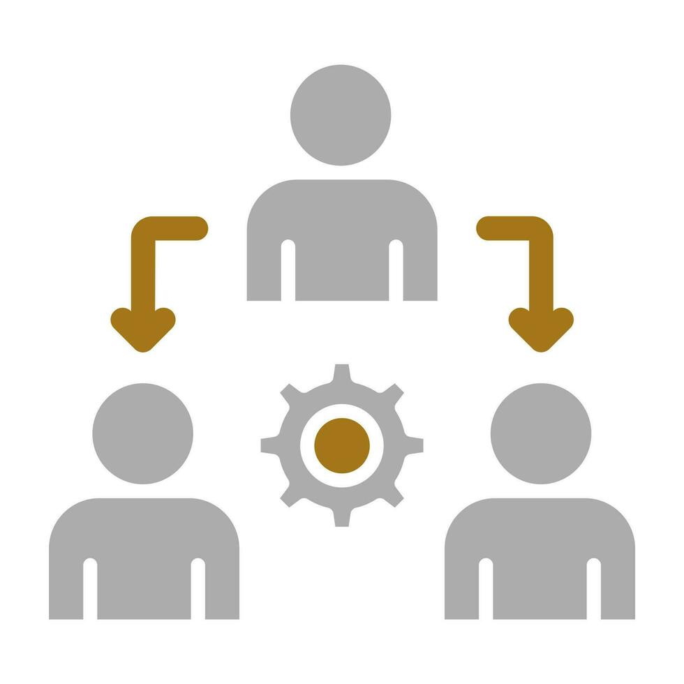 Delegate Vector Icon Style