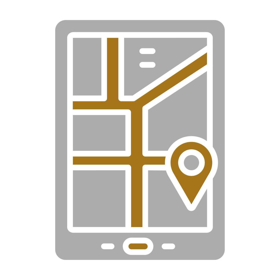 GPS Device Vector Icon Style