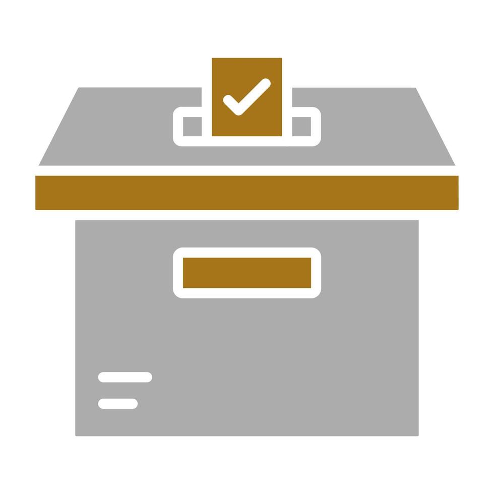 Ballot Box Vector Icon Style