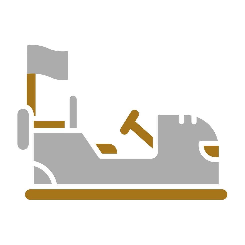 Bumper Cars Vector Icon Style
