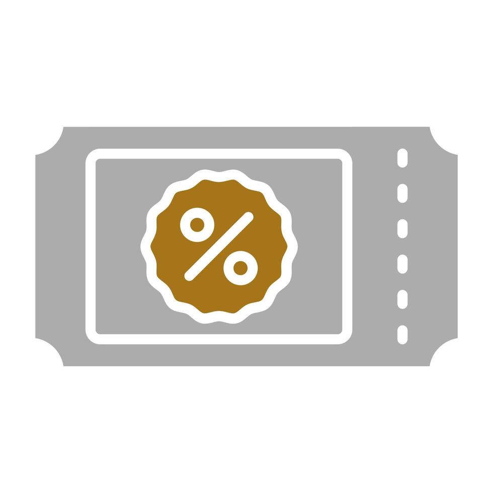 Voucher Vector Icon Style