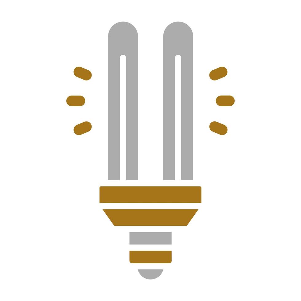 Cfl Compact Bulb Vector Icon Style