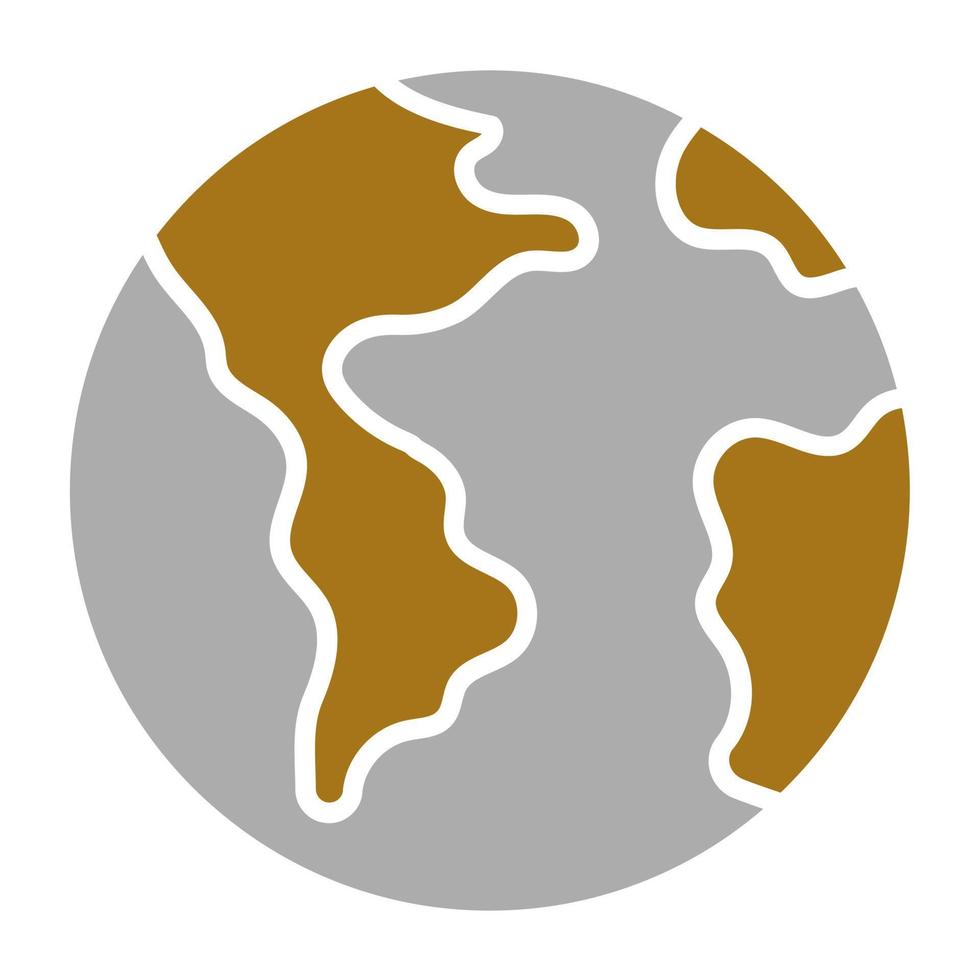 Earth Vector Icon Style