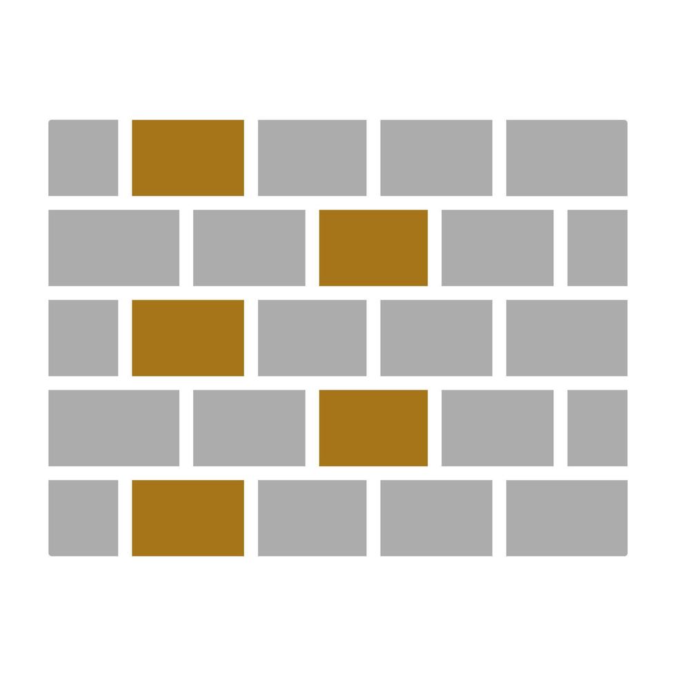 Brick Wall Vector Icon Style