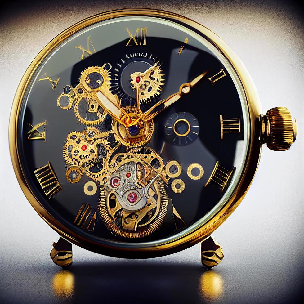 Mechanical Gold vintage watches photo