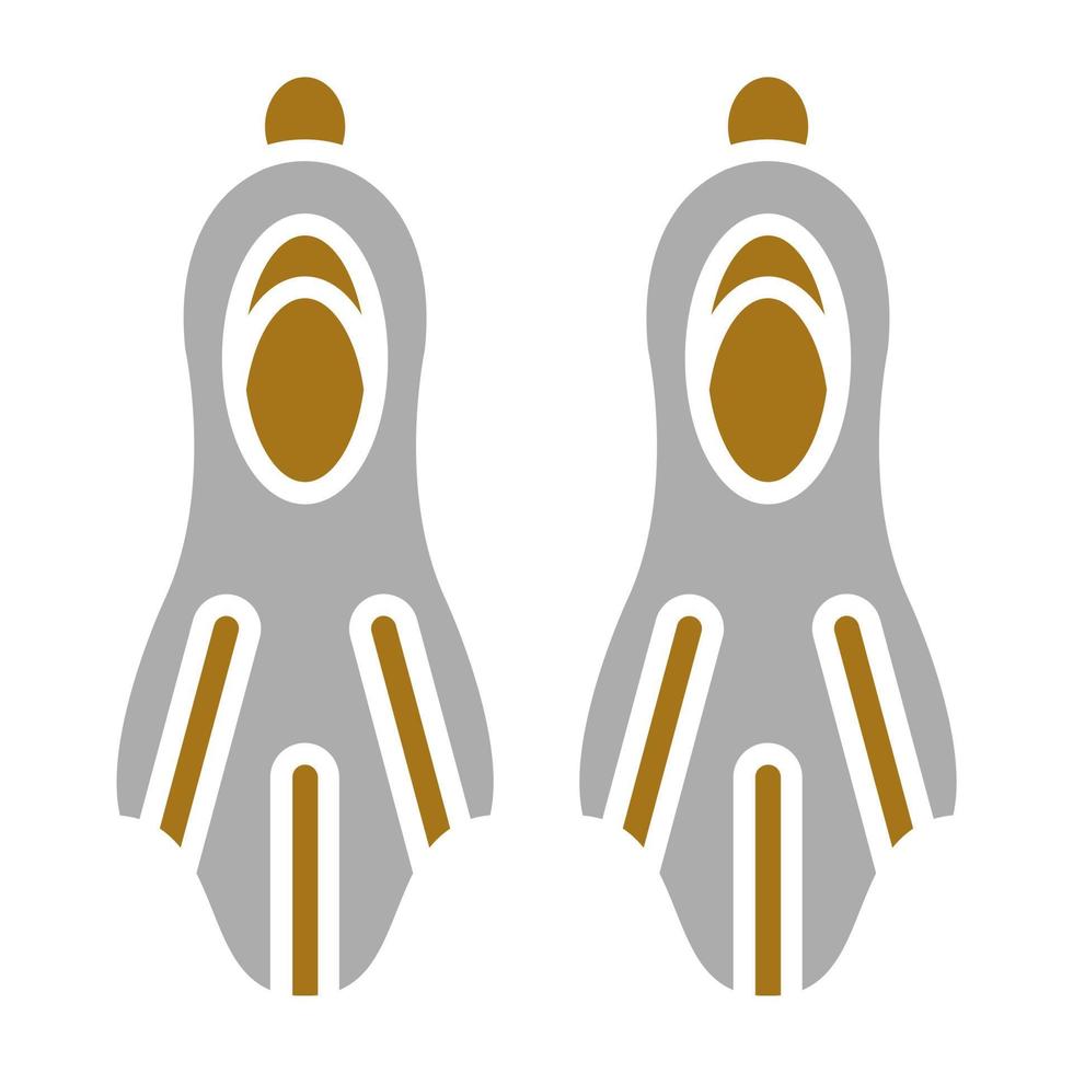 Fins Vector Icon Style