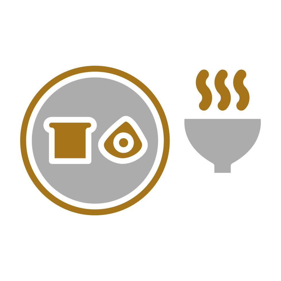 Breakfast Vector Icon Style