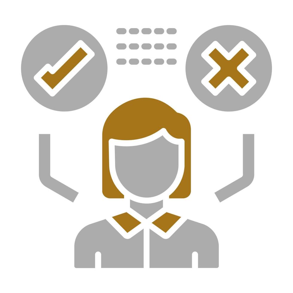 Decision Making Vector Icon Style