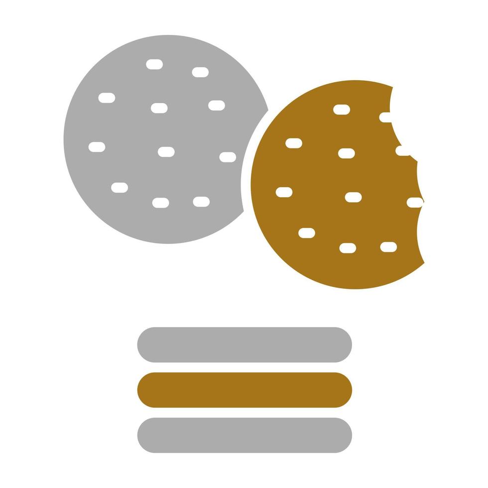 Biscuit Vector Icon Style