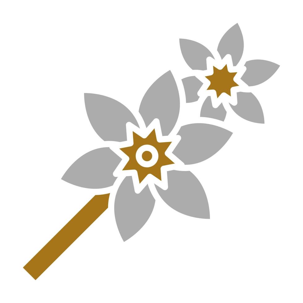 Delphinium Vector Icon Style