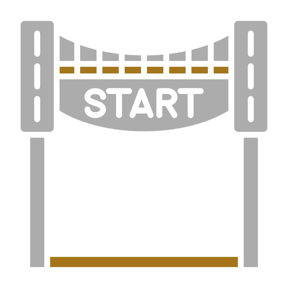 Race Start Vector Icon Style