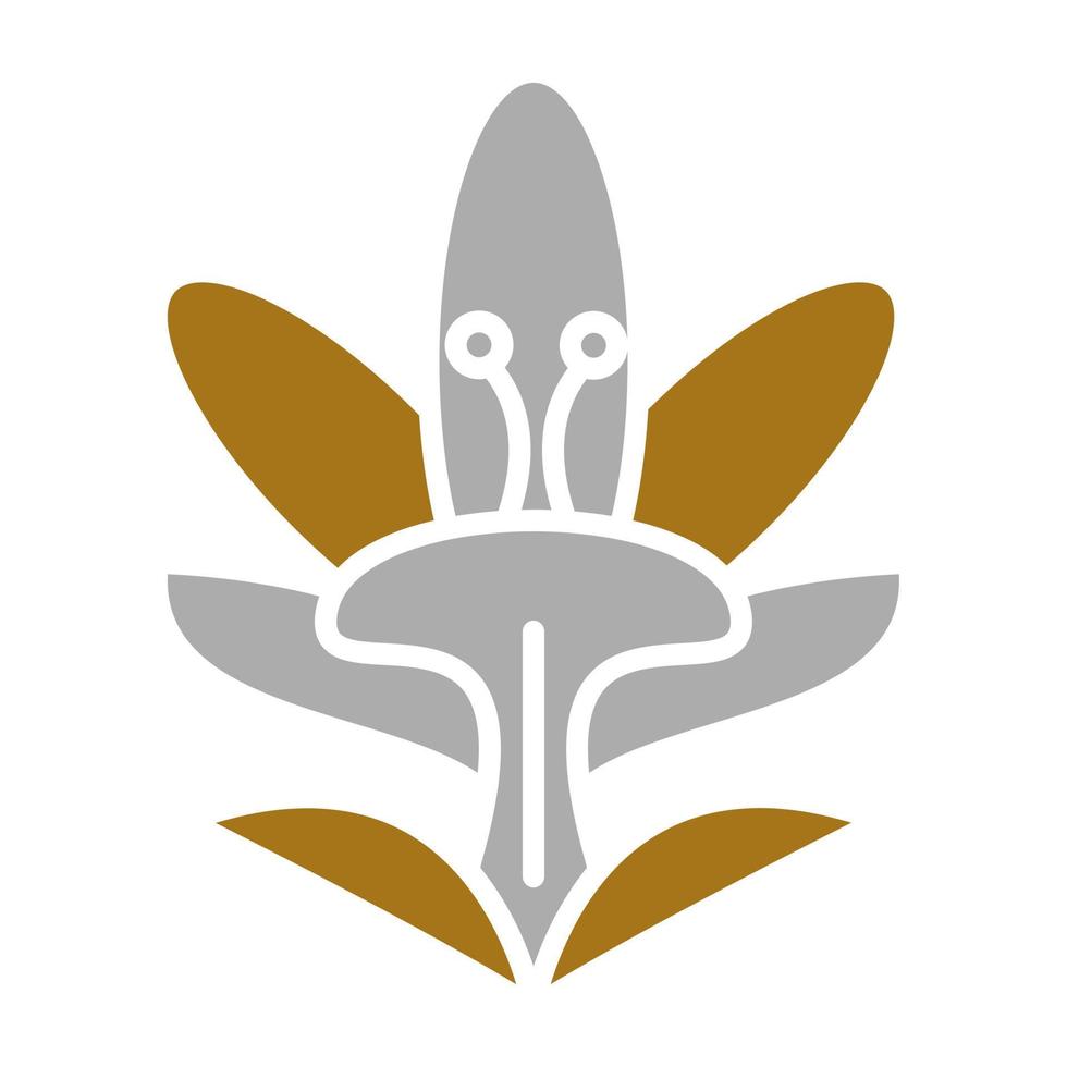 Crocus Vector Icon Style