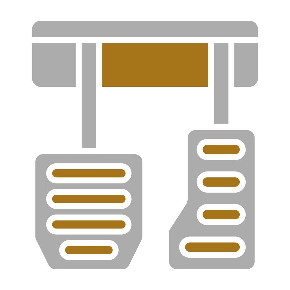 Car Pedal Vector Icon Style