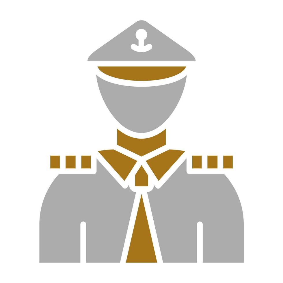 marina masculino vector icono estilo