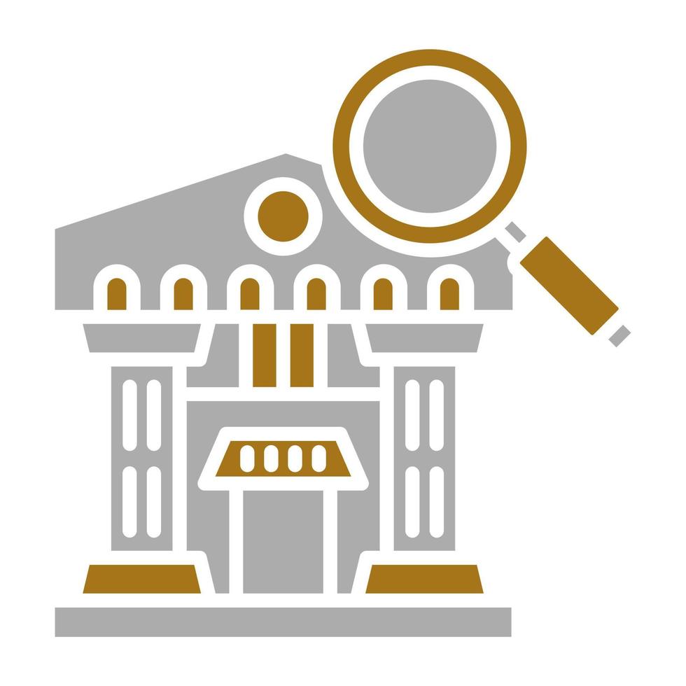 Explore The Museum Vector Icon Style