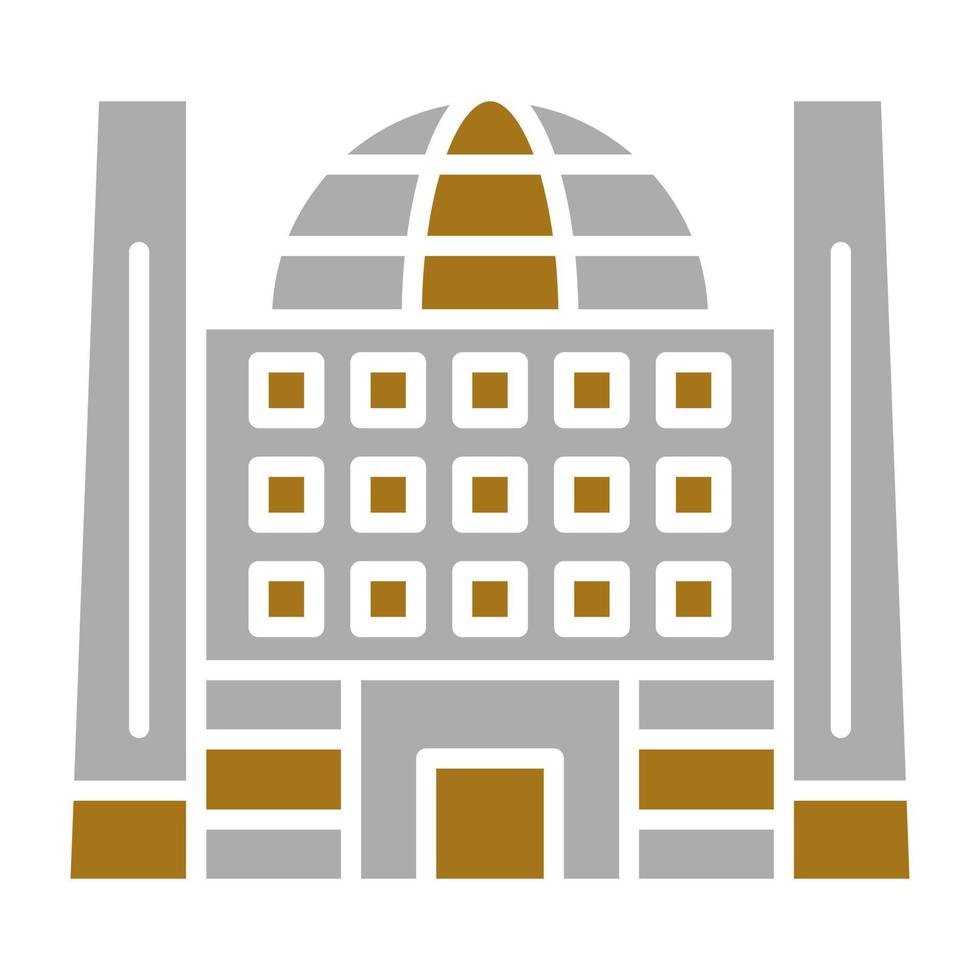 Expo Center Vector Icon Style