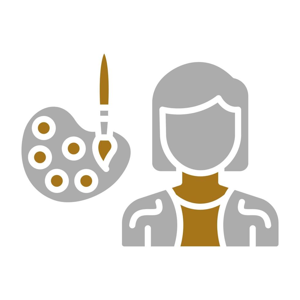 Conservator Female Vector Icon Style