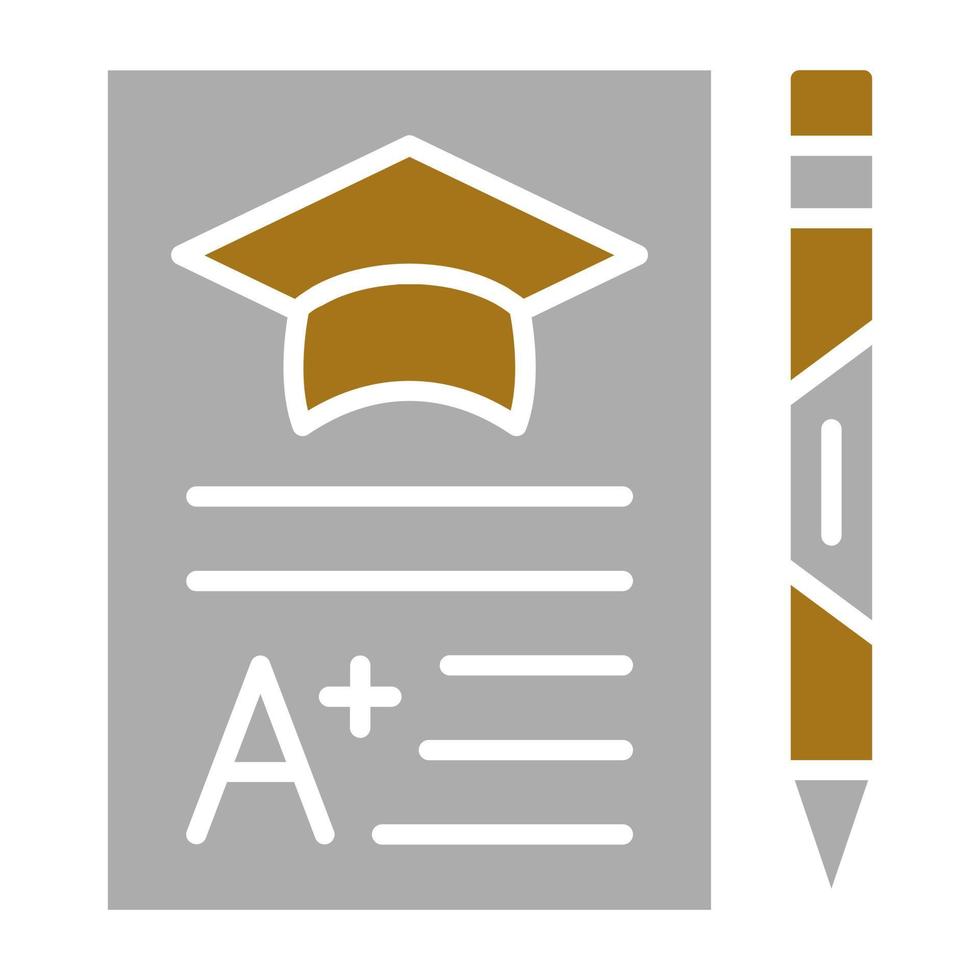 Grade Vector Icon Style