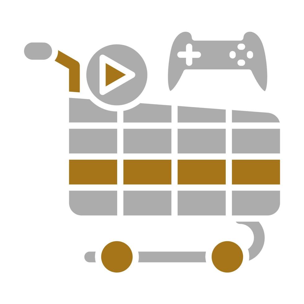 Continue Shopping Vector Icon Style
