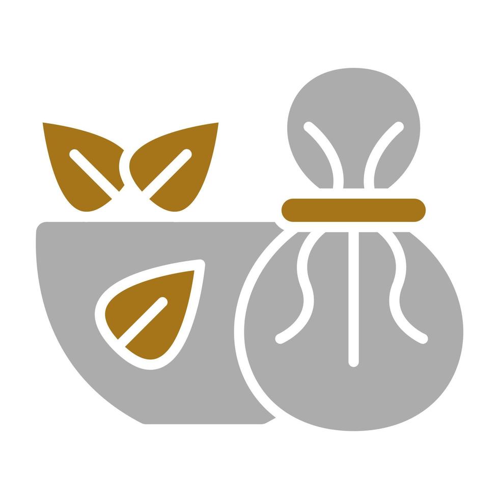 Herbal Massage Vector Icon Style