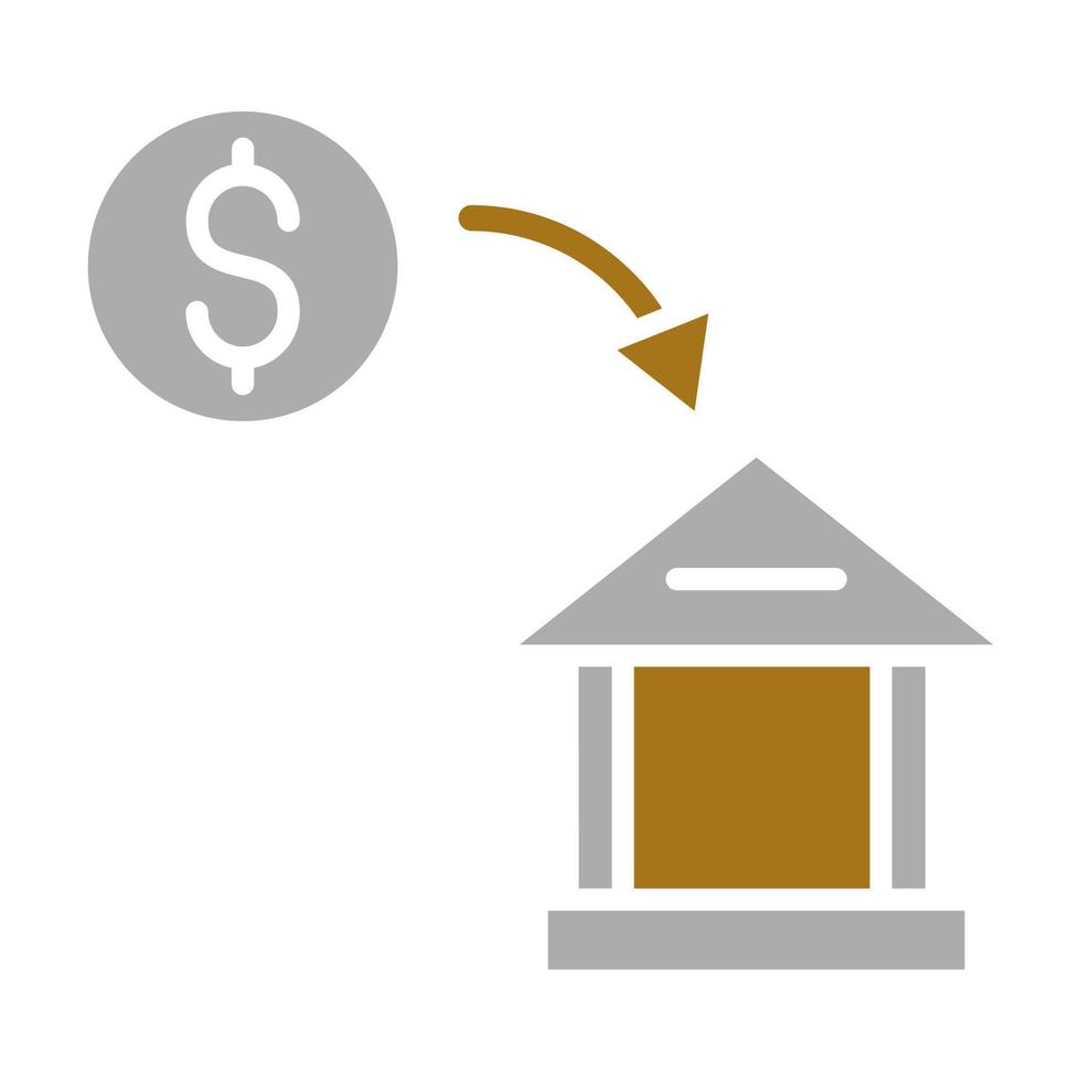 Deposit Vector Icon Style