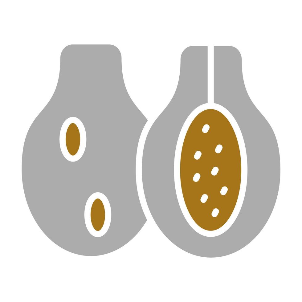 papaya vector icono estilo