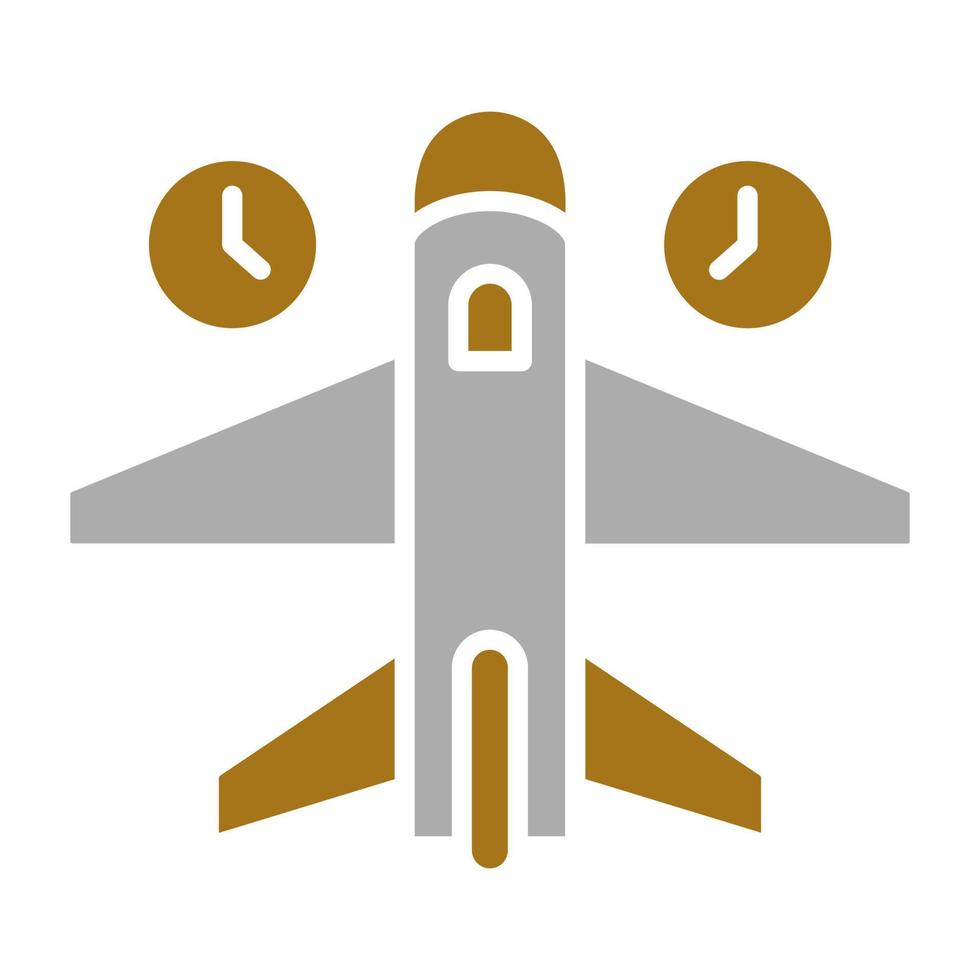 Jet Lag Vector Icon Style