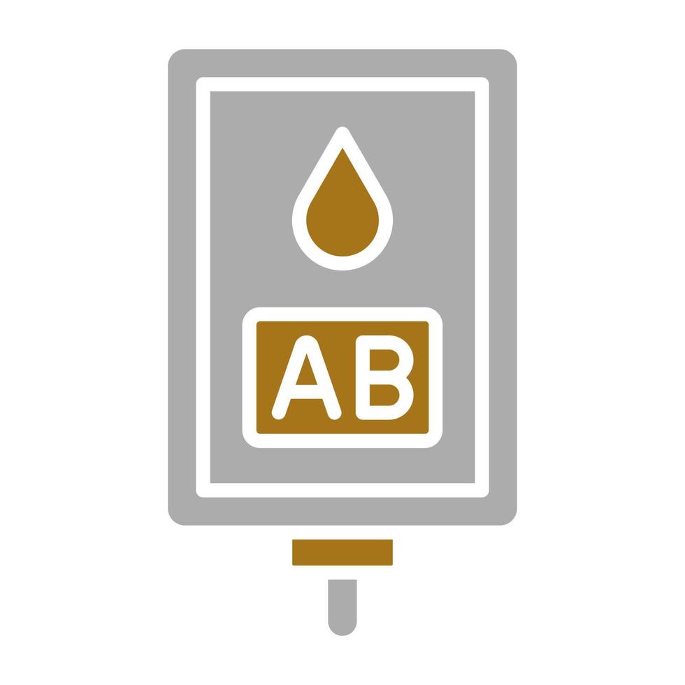Blood Types Vector Icon Style