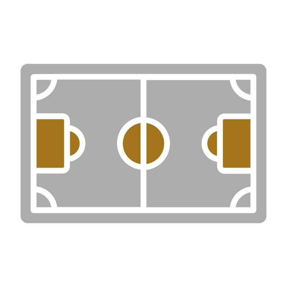 Football Field Vector Icon Style