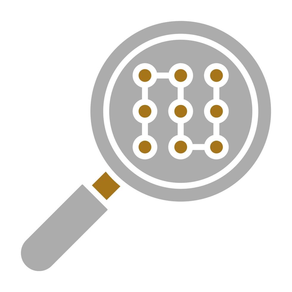 Pattern Recognition Vector Icon Style
