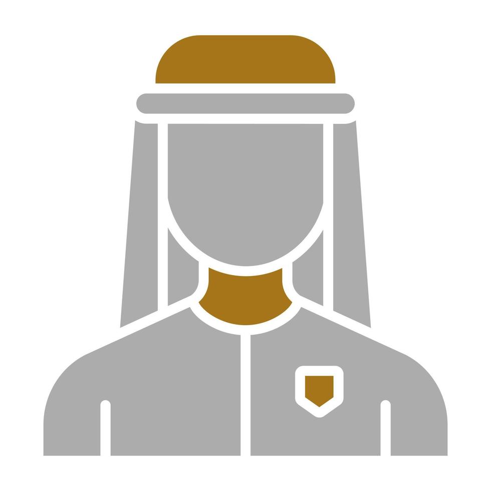 Arab Man Vector Icon Style