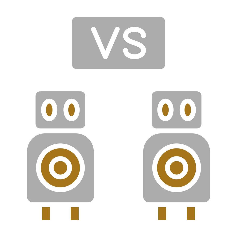 robot costo vector icono estilo