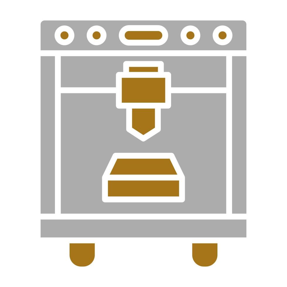 3D Printing Vector Icon Style