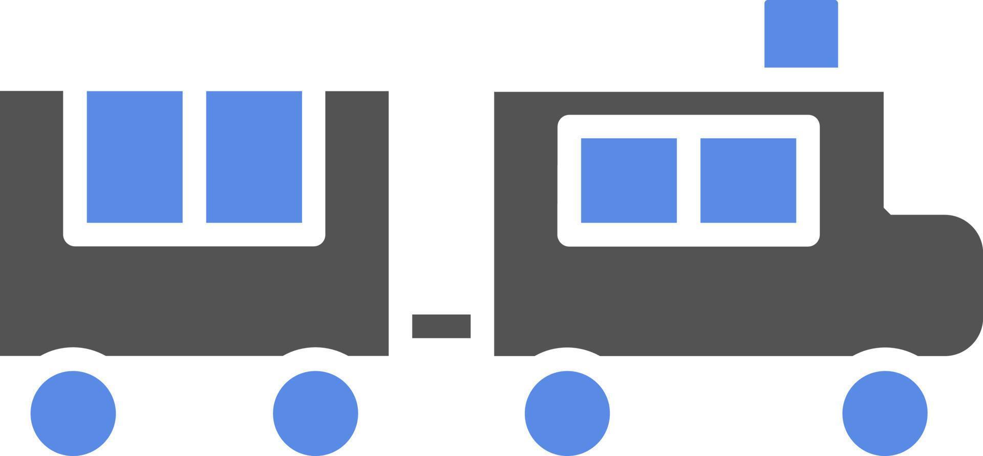 Toy Train Vector Icon Style
