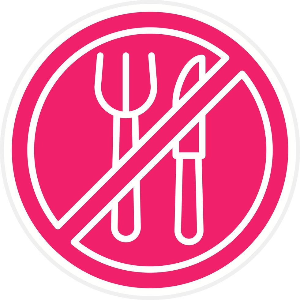 Fasting Vector Icon Style