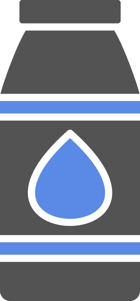 Milk Bottle Vector Icon Style